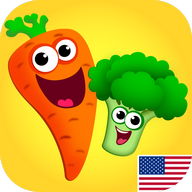 Funny Food! Educational games for kids 3 years old