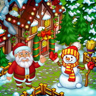 Farm Snow: Happy Christmas Story With Toys & Santa