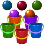 Bucket Roleta-Learn Colors Kid