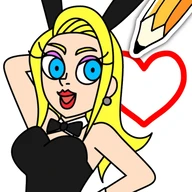 Draw Happy Beauty - draw games