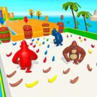 Gorilla Run! Bridge Runners 3D