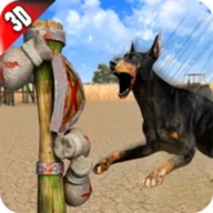 Dog Kung fu Training Simulator: Karate Dog Fighter