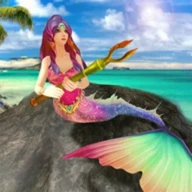 Mermaid Simulator 3D Sea Games