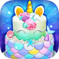 Unicorn Mermaid Cake