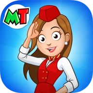 My Town Airport games for kids