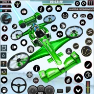 Flying Formula Car Racing Game