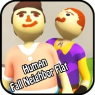 Human Fall Neighbor Flat Crazy