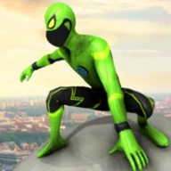 Spider Rope Stick-Man Shooter