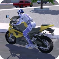 Fast Motorcycle Rider