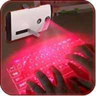 Hologram Keyboard 3D Simulated