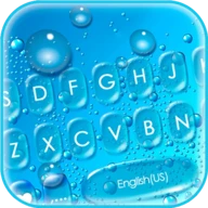 Water Raindrops New Keyboard T