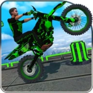 Bike Stunt Motocros Race Track