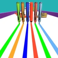 pencil run rush 3d line color adventure fun race