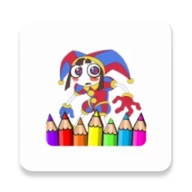 Digital Circus Coloring