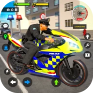 Police Bike Stunt Race Game