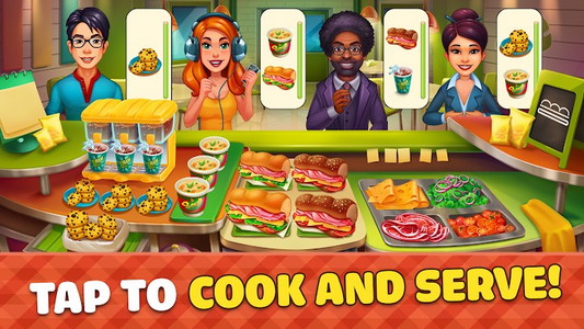 مليار قلادة أتمنى لك كل خير  Cook It! New Cooking Games Craze & Free Food Games Android لعبة APK  (com.fme.cookit) بواسطة Flowmotion Entertainment: Restaurant Cooking Games  - تحميل إلى هاتفك النقال من PHONEKY