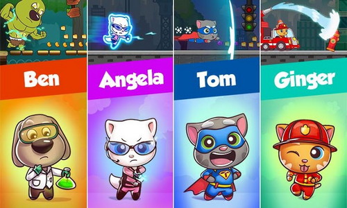 ملاحقة توم المتكلم للحلوى Android لعبة Apk Com Outfit7 Talkingtomcandyrun بواسطة Outfit7 Limited تحميل إلى هاتفك النقال من Phoneky