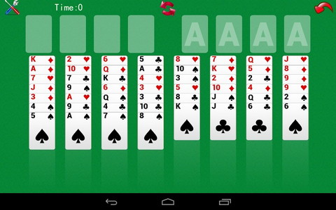 Paciência FreeCell versão móvel andróide iOS apk baixar