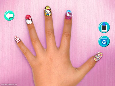 Hello Kitty Nail Salon Makeup and Dress Up Kids Game  Learn to Decorate  Nails Budge Studios  video Dailymotion