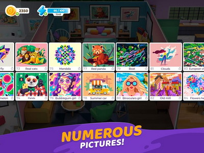 Gallery Jogo de Colorir por Números & Decoração v0.368 Apk Mod