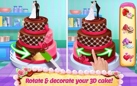 Real Cake Maker 3D - Bake, Design & Decorate Android खेल APK  () Coco Play By TabTale द्वारा प्रकाशित - PHONEKY से  अपने मोबाइल पर डाउनलोड करें