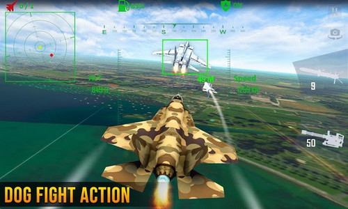 Missão de ataque aéreo de caça a jato 3D - Baixar APK para Android