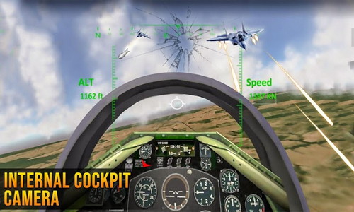 Missão de ataque aéreo de caça a jato 3D - Baixar APK para Android