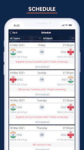 Cricket Live Score & Schedule
