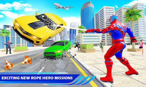 Flying Police Robot Rope Hero Gangster Crime City Android Game Apk Flyingpolice 6237