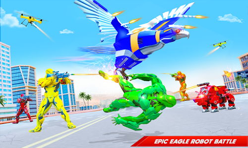 Flying Police Robot Hero Games Android Game Apk Policeeaglerobottransformflying 5207