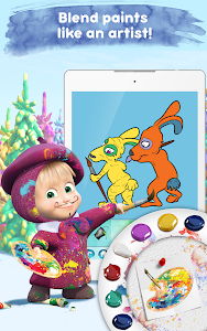 Маша и Медведь Игры Раскраски для Детей Онлайн Android