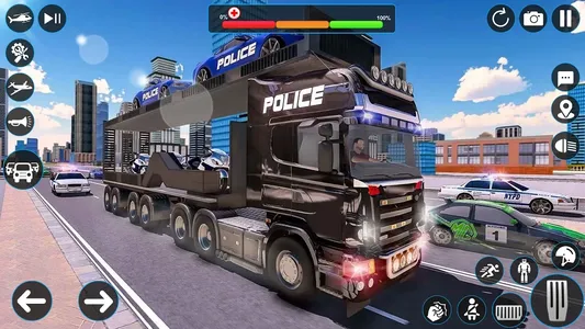 Police Robot Transport Games