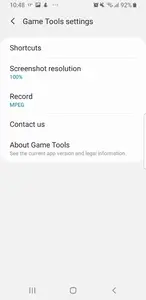Samsung Game Tools