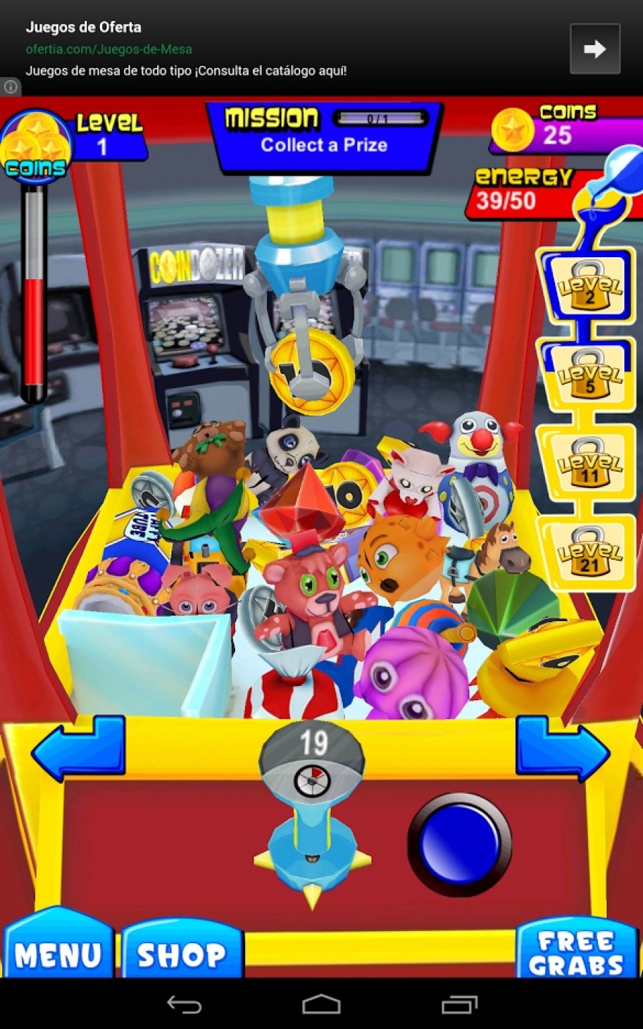 인형 뽑기 - Prize Claw Android 게임 APK (com.gamecircus.PrizeClaw) 에 의해 Game  Circus LLC - PHONEKY에서 모바일로 다운로드