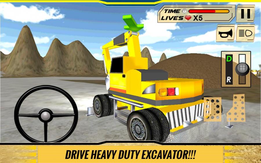 Sand Excavator Dump Truck Sim