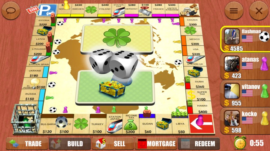 Rento Dice Board Game Online Android لعبة APK (air.bg.lan.Monopoli