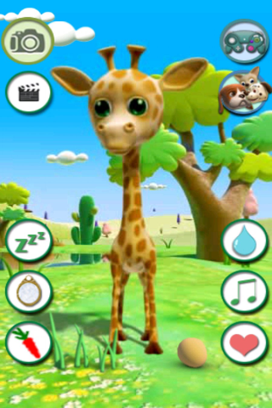 Говоря Жираф бесплатно Android Игра APK (com.zone.talking.pets.giraffe) по  Talking Animals - Загрузить на свой мобильный телефон от PHONEKY