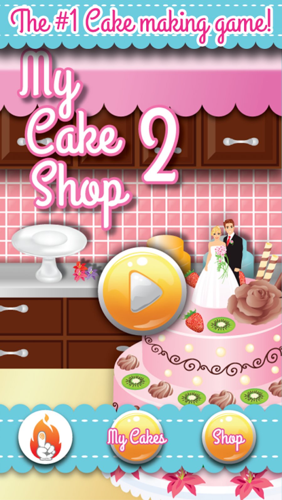 Торт игры - My Cake Shop 2 Android Игра APK (com.tapblaze.mycakeshop2) по  TapBlaze - Загрузить на свой мобильный телефон от PHONEKY