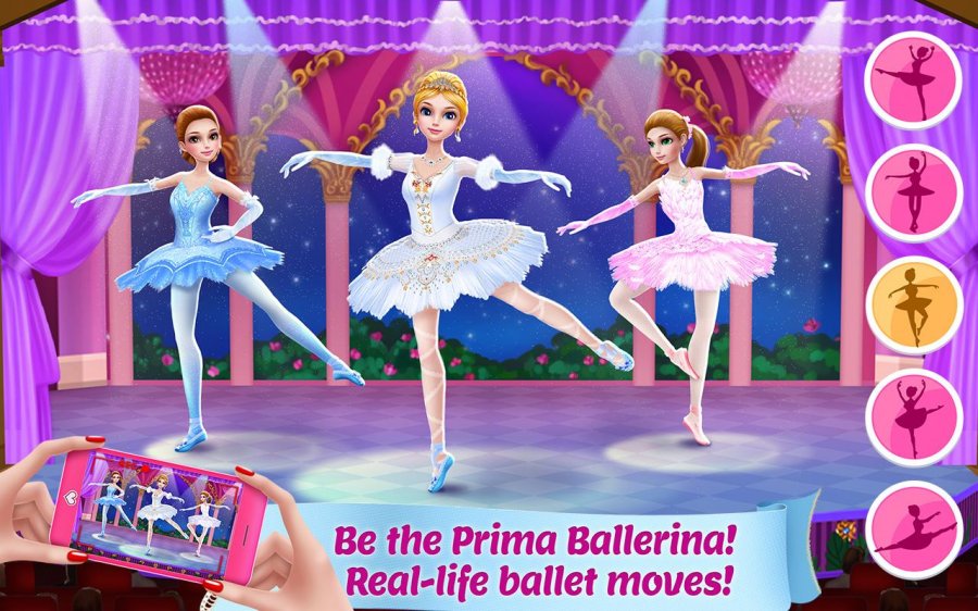 Pretty Ballerina Android لعبة Apk Com Cocoplay Cocoballerina بواسطة Coco Play By Tabtale تحميل إلى هاتفك النقال من Phoneky