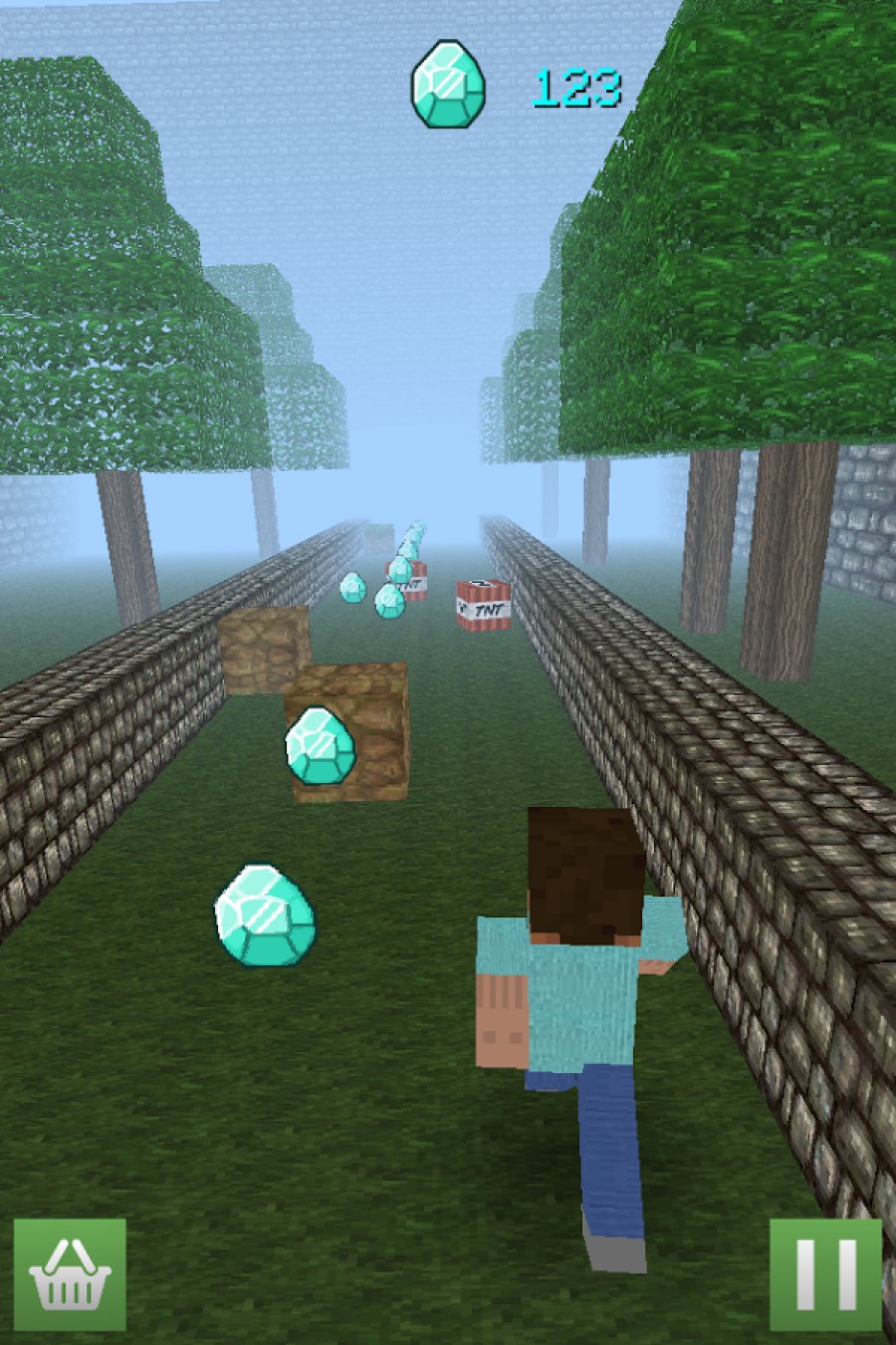 Herobrine Craft and Run Android Game APK (com.justhardgames.herobrine ...