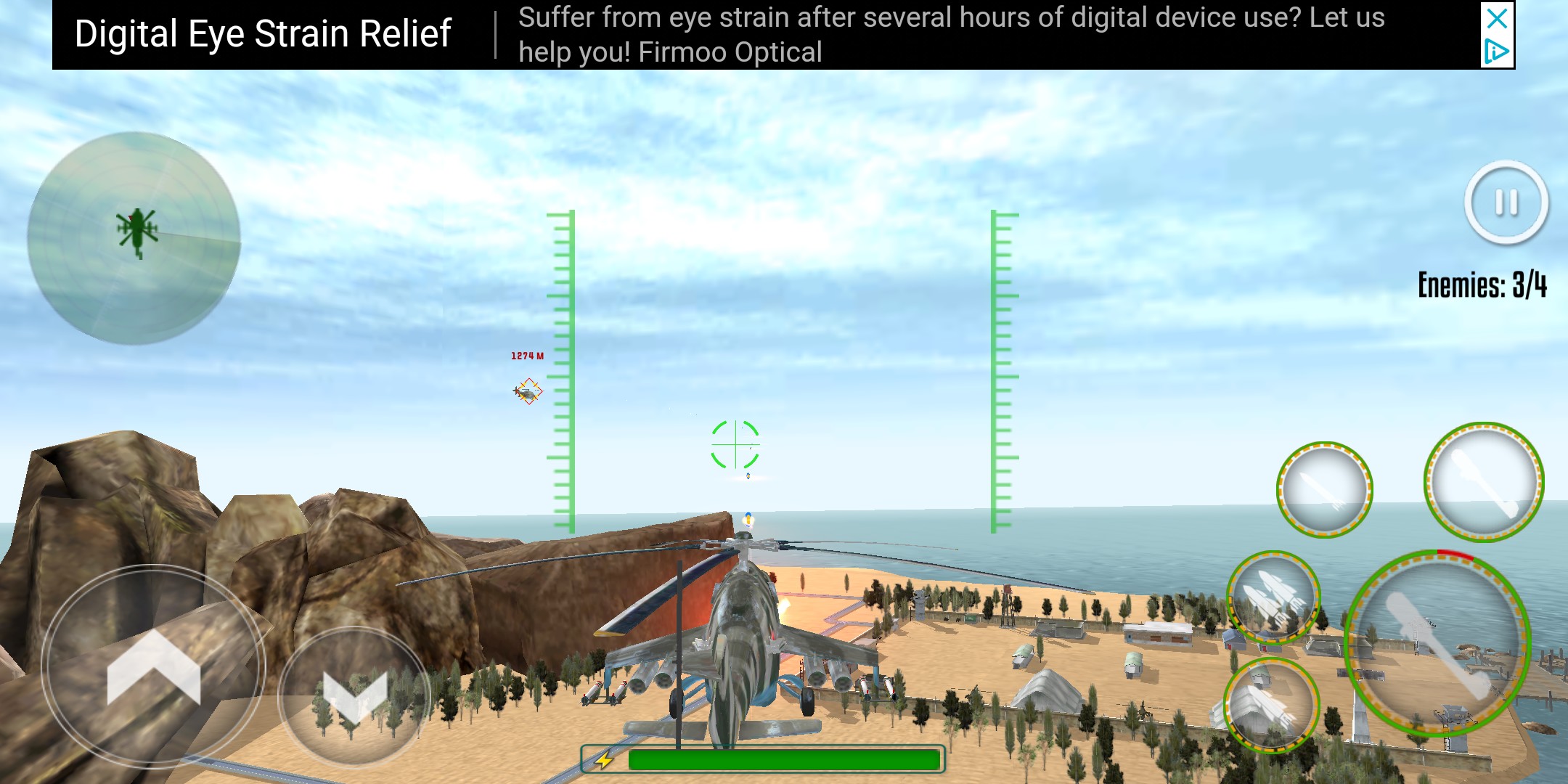 Modern Helicopter warfare battle: Free Games