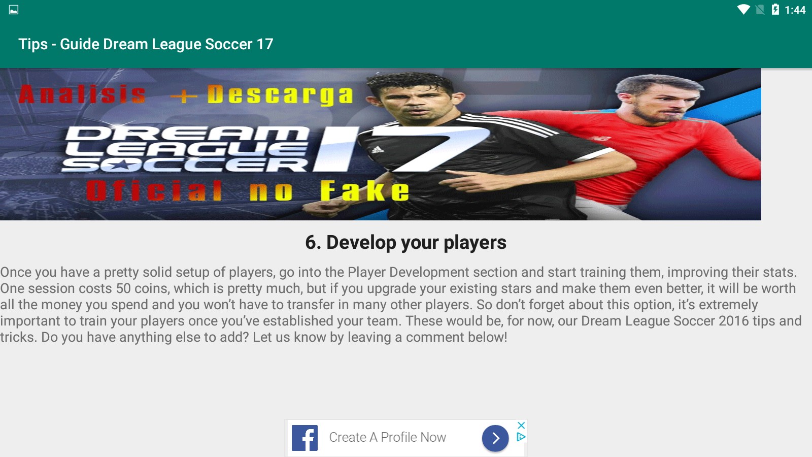 descargar dream league soccer 17