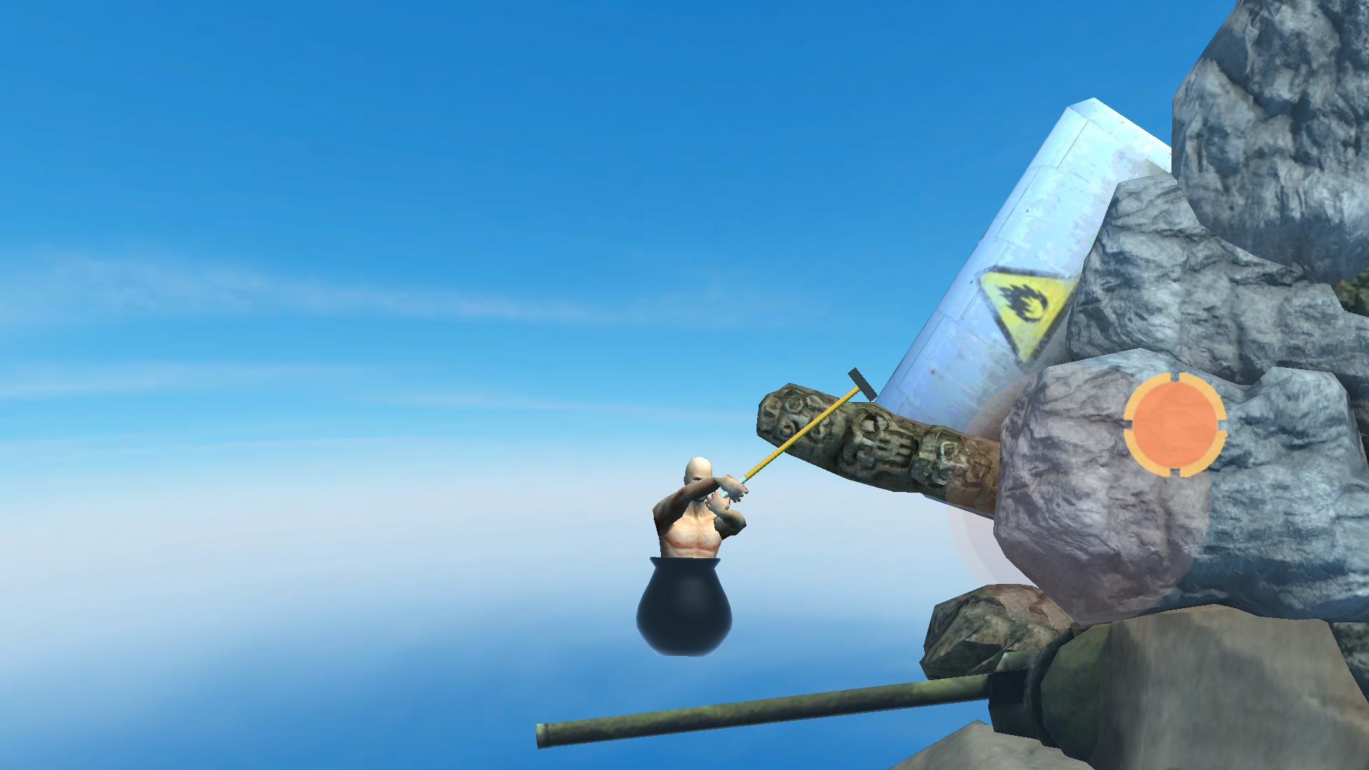 Getting over it на андроид. Игра hammerman. hammerman на пк. hammerman на телефоне. hammerman : get over this.