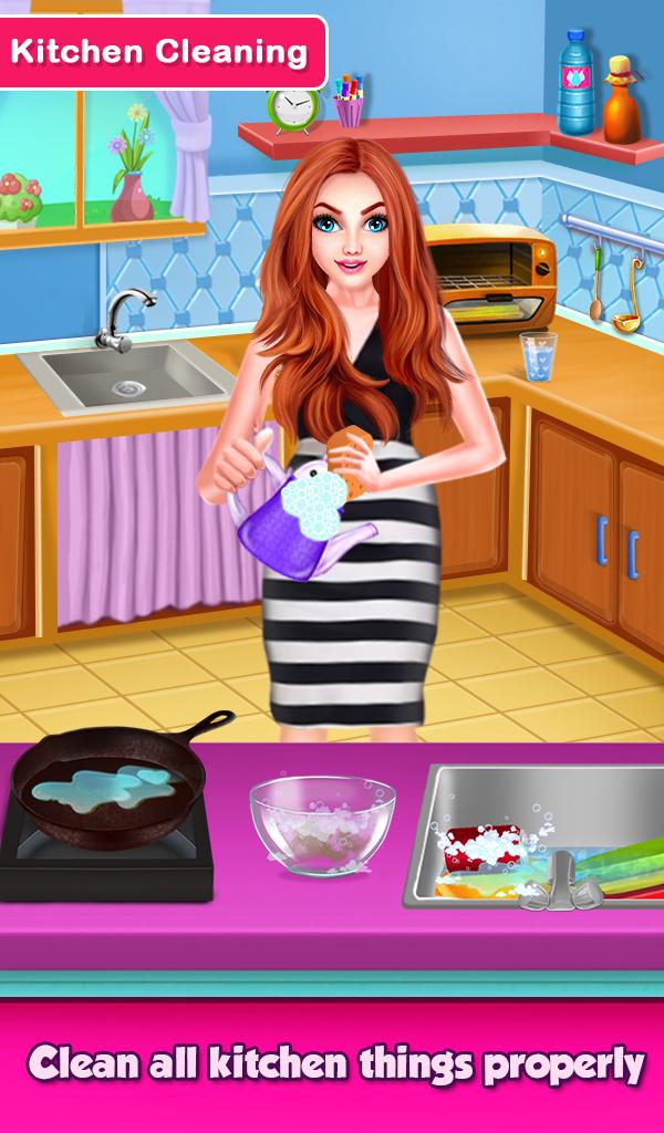 Magic House Cleaning Girls Home Cleanup Game Android Game APK