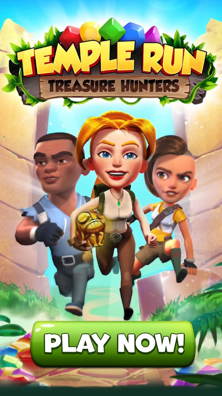 Temple Run Treasure Hunters' is a match-3 puzzle, means less running for  you - Android Community