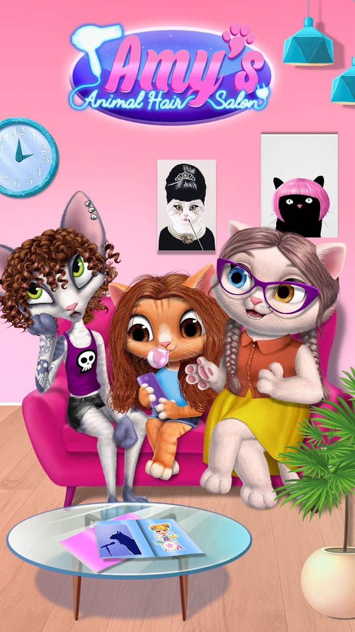 Amy's Animal Hair Salon - Cat Fashion & Hairstyles Android Game APK (com.tutotoons.app.amysanimalhairsalon.free) by TutoTOONS - Download to your mobile from PHONEKY