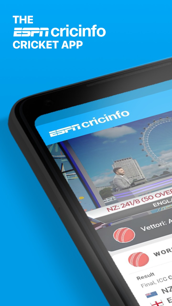 ESPNCricinfo - Live Cricket Scores, News and Videos Android Game APK (com.july.cricinfo) by ESPN Inc