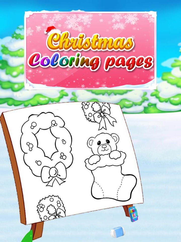 Christmas Santa Coloring Book Android Game APK (santacoloringbook ...