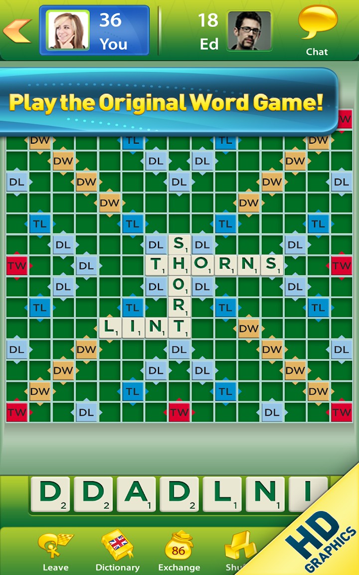 scrabble free play against computer