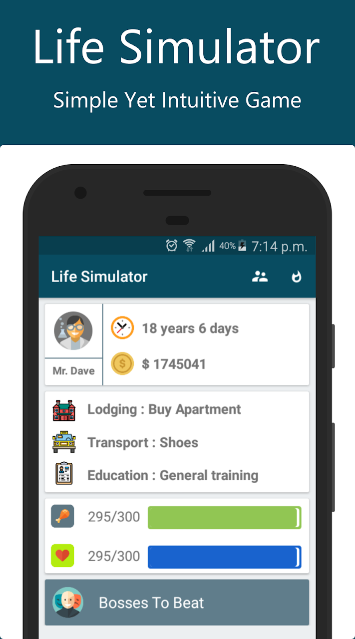 Life Simulator ??? Android Game APK (nxstudio.com.homeless) by RLC Tech -  Download to your mobile from PHONEKY